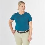 Piper SmartCore Short Sleeve Crew Neck Sun Shirt - L - Dark Electric Blue - Smartpak