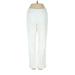 Elliott Lauren Casual Pants - Mid/Reg Rise: Ivory Bottoms - Women's Size 2