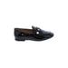 Nordstrom Flats: Loafers Chunky Heel Casual Black Print Shoes - Kids Girl's Size 13