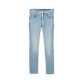 Tom Tailor Tapered Jeans mit recycelter Baumwolle Damen light stone blue denim, Gr. 34-32, Weiblich Denim Hosen