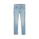 Tom Tailor Tapered Jeans mit recycelter Baumwolle Damen light stone blue denim, Gr. 32-30, Weiblich Denim Hosen