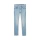 Tom Tailor Tapered Jeans mit recycelter Baumwolle Damen light stone blue denim, Gr. 34-30, Weiblich Denim Hosen