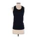 Balance Collection Active Tank Top: Black Solid Activewear - Women's Size Small