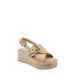 Renda Slingback Espadrille Platform Wedge Sandal