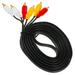 Replacement Cord Stereo Wire Audio Line TV Video VCR Extension Cable Vcd Lotus Sheath PVC