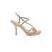 Via Spiga Heels: Silver Shoes - Women's Size 9 1/2