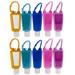 Homemaxs 10 Sets Portable Hand Sanitizer Dispenser Travel Bottle Container Liquid Contain