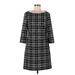 Tommy Hilfiger Casual Dress - A-Line: Black Print Dresses - Women's Size 8