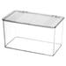 Washranp Cosmetic Beauty Storage Box Acrylic Makeup Organizer Container with Dustproof Sealing Lid for Jewelry Lipstick Brushes