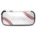 Baseball Laces Background Pattern Stylish Leather Toiletry Bag - Durable Travel Organizer for Men and Women - Ideal for Cosmetics Toiletries and More!