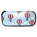 Hot Air Balloon Print Pattern Stylish Leather Toiletry Bag - Durable Travel Organizer for Men and Women - Ideal for Cosmetics Toiletries and More!