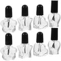 12 Pcs Nail Polish Bottle Glass Containers Sub-packed Gels Durable Varnish Bottles Touch up Vials Empty