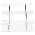 Transparent Three-Layer Display Rack Models Shelf Jewelry Stand Toy Collection Perfume Organizer for Vanity Shelves