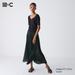 Women's Pleated Printed Skirt | Black | Small | UNIQLO US