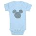 Infant s Mickey & Friends Love Mousey Logo Light Blue 6 Months