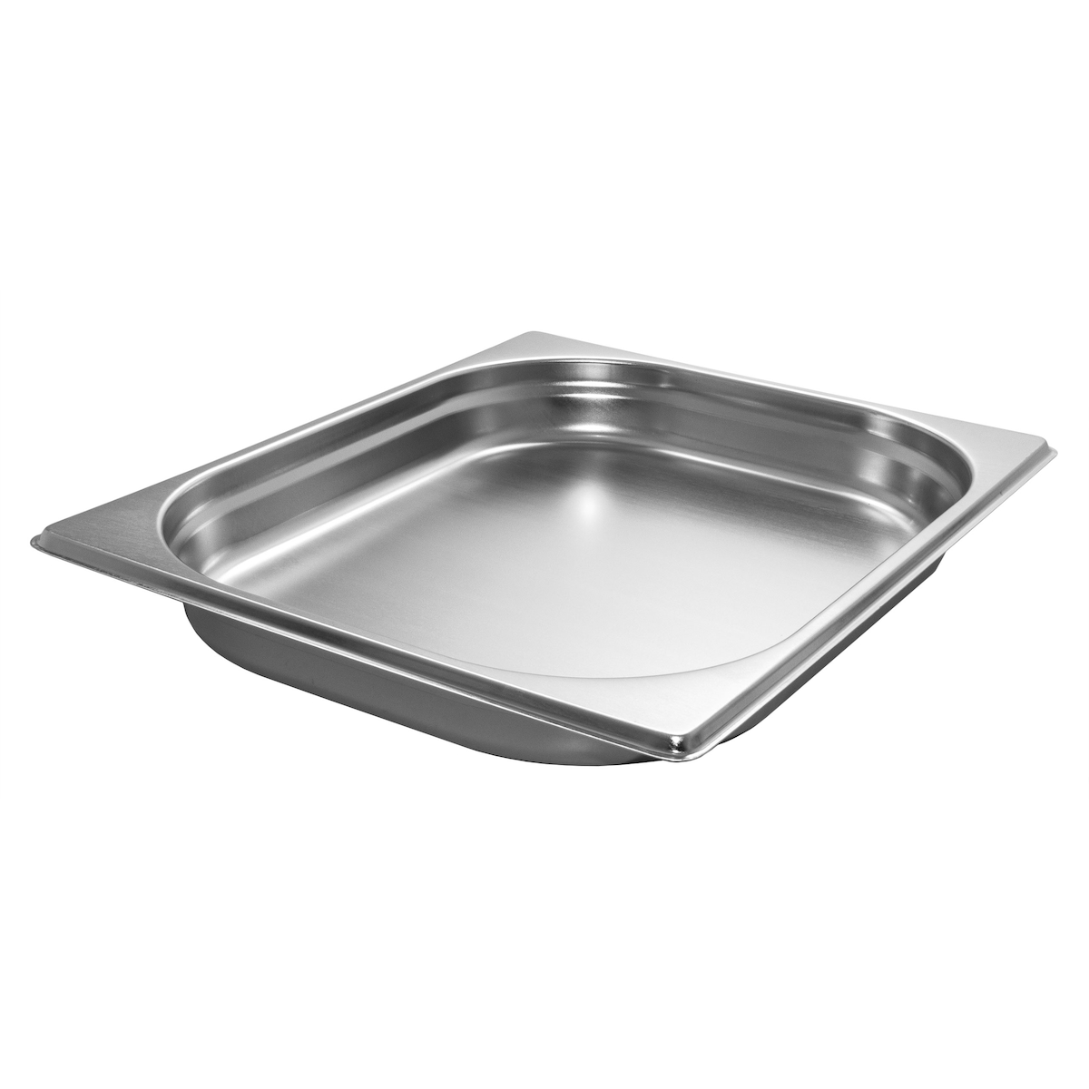 AcMax GN 1/2 Gastronormbehälter GN-Behälter Edelstahl 2,5 Liter Tiefe 40mm Image