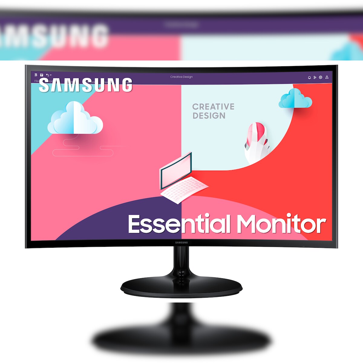 Samsung S36C Computerbildschirm 61 cm (24") 1920 x 1080 Pixel Full HD LCD Schwarz Image