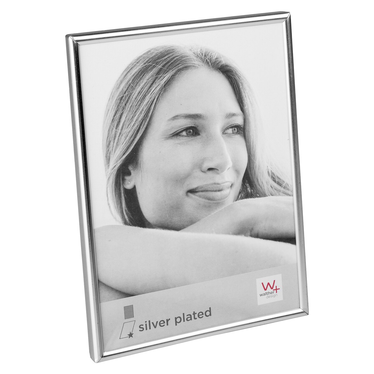 walther + design Chloe Portraitrahmen, silber, 18 x 24 cm Image