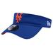 Men's New Era Royal York Mets Gameday Team Adjustable Visor