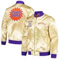 Men's Mitchell & Ness Gold Phoenix Suns Team OG 2.0 Vintage Logo Satin Full-Zip Jacket