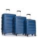 3 Pcs PC Hardshell Luggage Sets Expandable Spinner Suitcase w/TSA Lock