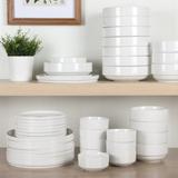 Gibson Home Rothenberg Stackable 40-Piece Porcelain Dinnerware Set