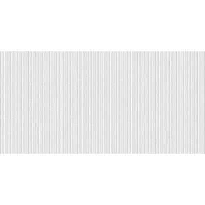 Marqueterie 24in x 48in White Porcelain Floor and Wall Tile