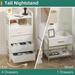 Night Stand with 4 Drawers