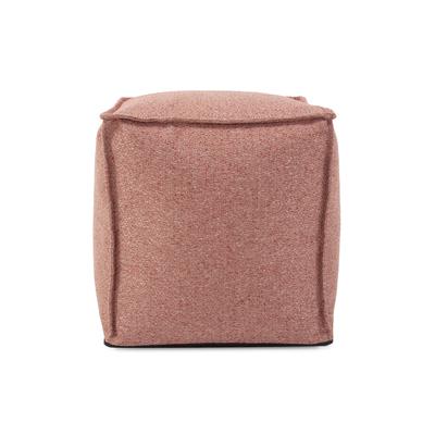 Square Pouf Panama Rose