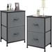 Nightstand Set of 2 with 2 Drawers