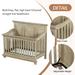 4-in-1 Full Size Convertible Crib - Converts to Toddler Bed, Daybed and Full-Size Bed