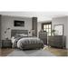 Sondra 4 Piece Gray Modern Panel Bedroom Set