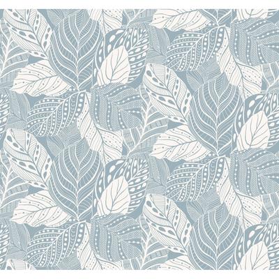 York Wallcoverings Vinca Blue Wallpaper