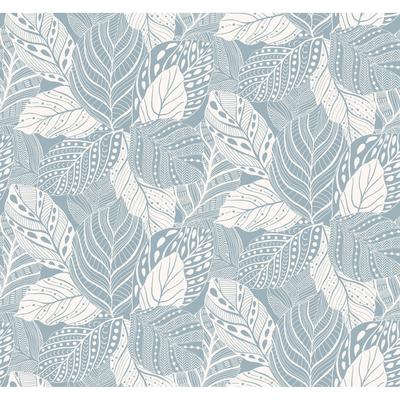 York Wallcoverings Vinca Blue Wallpaper