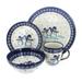 Blue Rose Polish Pottery Zaklady Dinnerware (16 PC)