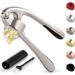 Zulay Kitchen Garlic Press with Ergonomic Soft Easy Squeeze Handle