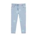 Stella Mccartney Kids Star-print Stretch-denim Jeans - Blue - 02YR (2 Years)