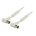 Value Antenna Cable White 120 dB - 1 meter