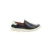 Ugg Australia Flats: Slip-on Platform Casual Black Color Block Shoes - Women's Size 7 1/2 - Almond Toe