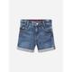 Hugo Boys Regular Fit Denim Bermuda Shorts In Blue Size 6 Yrs