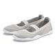 Sneaker Ballerinas LASCANA Gr. 42, grau (hellgrau) Damen Schuhe Ballerinas