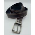 Levi's Accessories | Levi’s Genuine Leather Belt Brown With Contrast Stitching Silver Buckle Sz 36 | Color: Brown | Size: 36