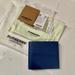 Burberry Bags | Burberry Blue Leather Bifold Wallet | Color: Blue | Size: Os