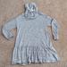 Zara Dresses | Girls Casual Comfortable Zara Kids Hooded Dress Size 11/12 Grey | Color: Gray | Size: 12g