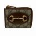 Gucci Bags | Gucci Compact Wallet 644459 Card Case Coin Ladies | Color: Cream | Size: Os