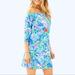 Lilly Pulitzer Dresses | Lilly Pulitzer Laurana Dress Bennet Blue Celestial Seas Xl | Color: Blue/Pink | Size: Xl