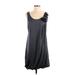 H&M Casual Dress - Slip dress: Gray Solid Dresses - New - Women's Size 6