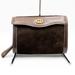 Gucci Bags | Gucci Old Pouch Clutch Bag Mini Gg Brown Suede Ladies Vintage | Color: Brown | Size: Os