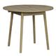 Callie Round Drop Leaf Dining Table - Oak Effect