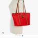 Dooney & Bourke Bags | Dooney & Bourke Handbag, Zip Tote Pre Owned. | Color: Red | Size: Os